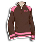 褐色开领线衫 缩略图