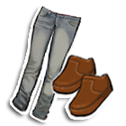 弹力贴身仔裤配冬鞋 缩略图