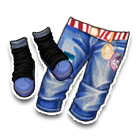 贺岁中国红下装 缩略图