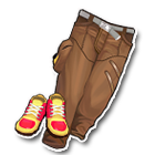 褐色嘻哈休闲裤 缩略图