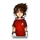 佐助暗红休闲套装 缩略图