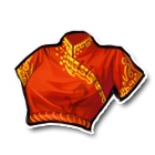 端午红色唐装上衣 缩略图