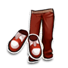 棉质铁锈红裤子 缩略图