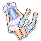 海蓝幽情套裙 缩略图