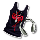 黑色背心两件套 缩略图