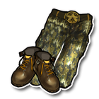 迷彩工装裤配登山靴 缩略图