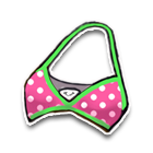 玫红色圆点比基尼上装 缩略图