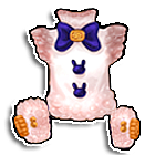 粉色蝶领上装 缩略图