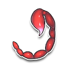 红蝎子尾饰 缩略图