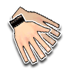 单手黑色护腕 缩略图