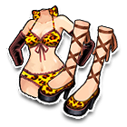 狂野皮草比基尼套装 缩略图