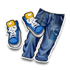 朋克牛仔下装 缩略图