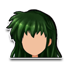 俏皮甜美墨绿秀发 缩略图