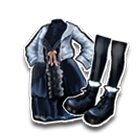 休闲牛仔外套摆裙 缩略图