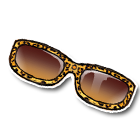 时尚豹纹墨镜 缩略图