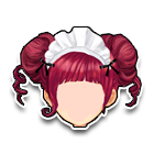 红色俏皮女仆发饰 缩略图