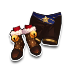 彩色圣诞棉裤 缩略图