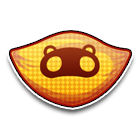 黄色猪猪面饰 缩略图