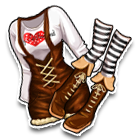 朵朵桃心束腰服饰 缩略图