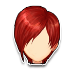 红色亮丽短发发型 缩略图