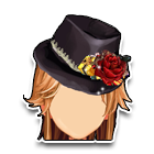 玫瑰礼帽发型 缩略图