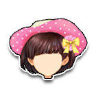 粉红点点遮阳帽 缩略图