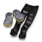 石磨水洗剪裁牛仔裤 缩略图