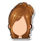 金黄色马尾发型 缩略图