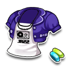 紫色素雅马甲上装 缩略图