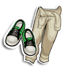 绿色环保使者服长裤 缩略图