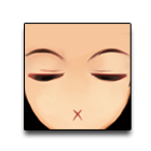 闭目沉思脸 缩略图