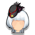 血色恶魔银白发饰 缩略图