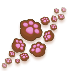 甜蜜爪爪轮胎印 缩略图