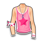 粉红五星背心 缩略图