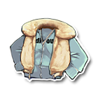 长袖T恤配绒毛背心 缩略图