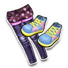 魅紫迷情七分裤 缩略图