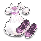 白色茉莉套裙 缩略图