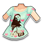 叶绿女孩T恤 缩略图