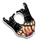 黑色半指皮革手套 缩略图