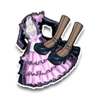 粉紫妍戎套裙 缩略图