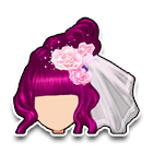 紫色蓬蓬发型 缩略图