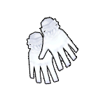 白色宫廷手套 缩略图