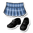 欧式格子短裙 缩略图