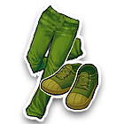 绿色女式军裤 缩略图