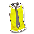 黄色背心配灰领带 缩略图
