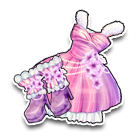 桃花可爱双塔裙 缩略图