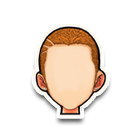 棕红色平头发型 缩略图