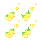 双莓爱心背景 缩略图