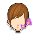 紫萱影蝶面饰 缩略图