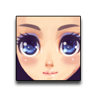 甜美少女脸 缩略图